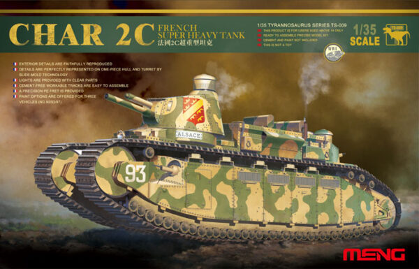 French Chat 2C Heavy Tank 1:35